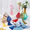  6Pcs 6 Colors Brocade Packing Pouches ABAG-NB0001-29-4