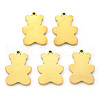 PVD Vacuum Plating 304 Stainless Steel Pendants STAS-N092-15G-1