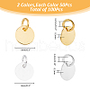 SUPERFINDINGS 100Pcs 2 Colors Brass Charms KK-FH0007-29A-2