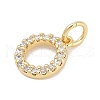 Rack Plating Brass Charms KK-Q028-55G-2