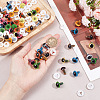GOMAKERER 64Pcs 8 Colors Craft Resin Doll Eyes DOLL-GO0001-03-3