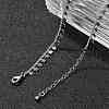 Rack Plating Brass Star Tassel Pendant Necklaces for Women NJEW-M048-02P-3