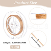 Copper Wire for Jewelry Craft Making CWIR-WH0016-03-2