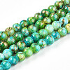 Baking Painted Glass Beads Strands X1-DGLA-N003-4mm-B04-1