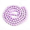 Baking Painted Glass Beads Strands DGLA-N012-8mm-02-2