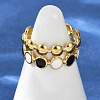 304 Stainless Steel Adjustable Cuff Rings RJEW-Q015-01G-B-4