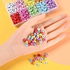 10 Colors Opaque Acrylic Beads MACR-YW0001-74-5