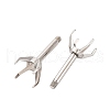 304 Stainless Steel Stud Earring Findings STAS-B091-02C-05P-2