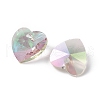 Transparent Faceted Glass Charms RGLA-L026-B15-3