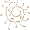 Heart Wooden Beads Hanging Clips HJEW-GO00067-1