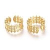Brass Cuff Rings X-RJEW-I073-01G-3