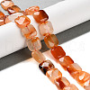 Natural Agate Beads Strands G-H024-D01-01-1