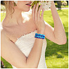 6Pcs 6 Styles 8mm Glass Round Beaded Stretch Bracelet Sets BJEW-TAC0021-9