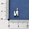 925 Sterling Silver with Cubic Zirconia Charms STER-Q004-01N-S-3