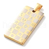 Christmas Ion Plating(IP) 304 Stainless Steel Pendants STAS-Z098-39G-2