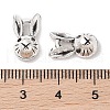 Tibetan Style Zinc Alloy Bunny Pendants X-TIBEP-R334-037AS-RS-3