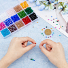 HOBBIESAY 2250Pcs 15 Colors Imitation Austrian Crystal 5301 Bicone Beads GLAA-HY0001-23-4