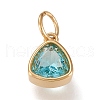 PVD Vacuum Plating 304 Stainless Steel Cubic Zirconia Pendant X-ZIRC-P080-A03-1