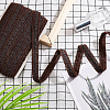 Imitation Leather Braided Lace Ribbon WL-WH0003-04-6