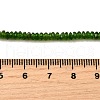 Natural Green Diopside Beads Strands G-G259-A01-2x3mm-5