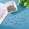 HOBBIESAY 150Pcs Tibetan Style Alloy Links/Connectors FIND-HY0003-69-4