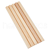 Half Round Wood Sticks WOOD-WH0030-71-1
