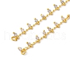 Brass Cable Chain Necklace Making KK-K337-12G-04-2