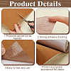 4M Polyester Felt Fabrics for Diy Sound Insulation Bback Adhesive Color Felt Cloth DIY-WH0542-46C-4