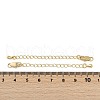 Brass Ends with Chains KK-P283-31G-3