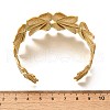 304 Stainless Steel Open Cuff Bangles for Women BJEW-Z083-02G-01-5