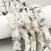 Raw Rough Natural Rainbow Moonstone Beads Strands G-M453-D03-1