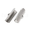 304 Stainless Steel Ribbon Crimp Ends STAS-E471-05N-P-2