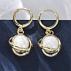 Brass Hoop Earrings EJEW-F362-12G-1