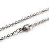 304 Stainless Steel Cable Chain Necklace STAS-M174-026P-1