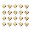 20Pcs Alloy Enamel Pendant Colorful Diamond Pendant DIY Jewelry Accessories JX818A-1