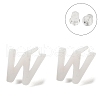 Hypoallergenic Bioceramics Zirconia Ceramic Stud Earrings EJEW-F340-04W-1