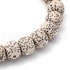 Undyed & Natural Moon and Star Xingyue Bodhi Beaded Stretch Bracelets BJEW-JB05467-2