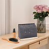 PU Imitation Leather Necklace Stands NDIS-WH0006-19B-6