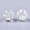 Transparent Crackle Acrylic Round Beads Strands CCG-R002-12mm-01-2