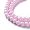 Painted Glass Bead Strands DGLA-S071-6mm-B2-2