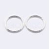 925 Sterling Silver Round Rings STER-F036-03S-0.8x4-2