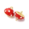 Brass Enamel Charms KK-F895-08G-02-2