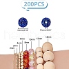   200Pcs Pave Disco Ball Beads RB-PH0001-41C-2