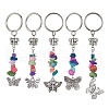 Alloy Butterfly Charm Keychain KEYC-JKC00614-1