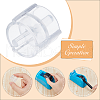 SUPERFINDINGS 12Pcs Plastic Tape Oragonzer FIND-FH0010-25-3