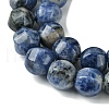 Natural Blue Spot Jasper Beads Strands G-H023-A07-01-4