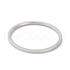 Non-Tarnish 1mm Polished Plain Dome Finger Ring for Girl Women RJEW-C012-02E-P-2