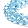 Transparent Glass Beads EGLA-A035-T8mm-B08-3