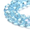 Transparent Glass Beads EGLA-A035-T8mm-B08-3