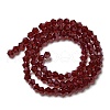 Transparent Electroplate Glass Beads Strands GLAA-F029-2mm-C27-2